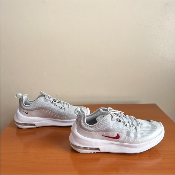 Women’s Nike Air Max Axis in Pure Platinum/Red Crush - Picture 13 of 16